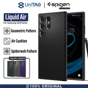 Case Samsung Galaxy S24 Ultra Plus Spigen Liquid Air Soft Cover Casing