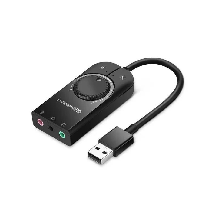 Adapter USB to Jack Audio 3.5mm UGREEN External Sound USB 2.0 Stereo