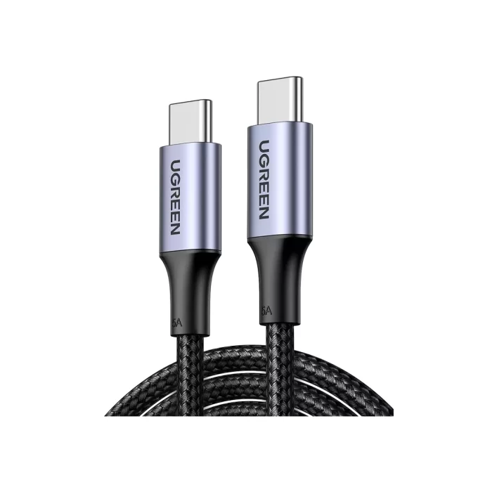 Cable Data USB Type C to Type C UGREEN US316 Braided PD Fast Charging Cable Data USB Type C to Type C UGREEN US316 Braided PD Fast Charging