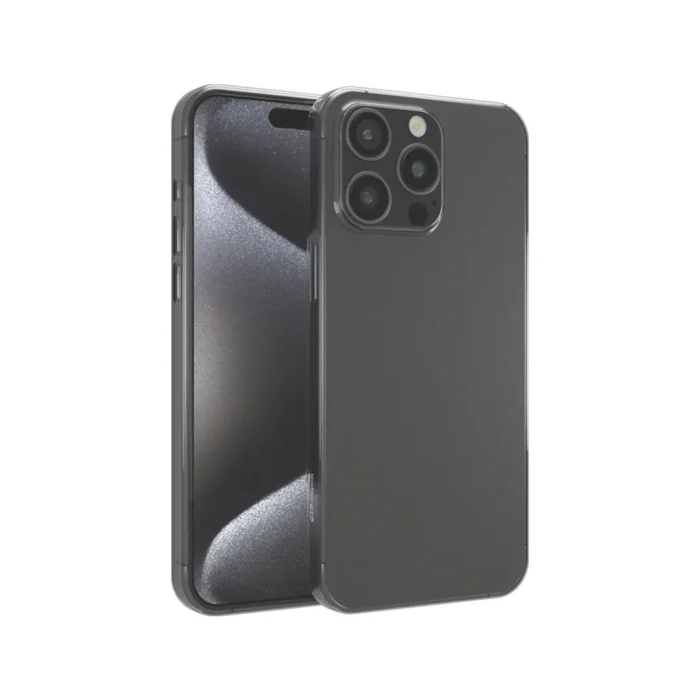 Octagoods iPhone 15 Pro Case Super Slim - Transparent Glossy