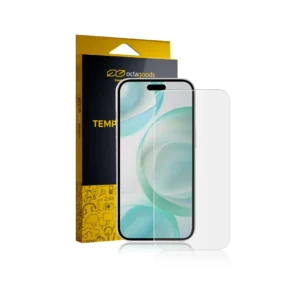 Octagoods iPhone 15 Pro Max Tempered Glass - Clear