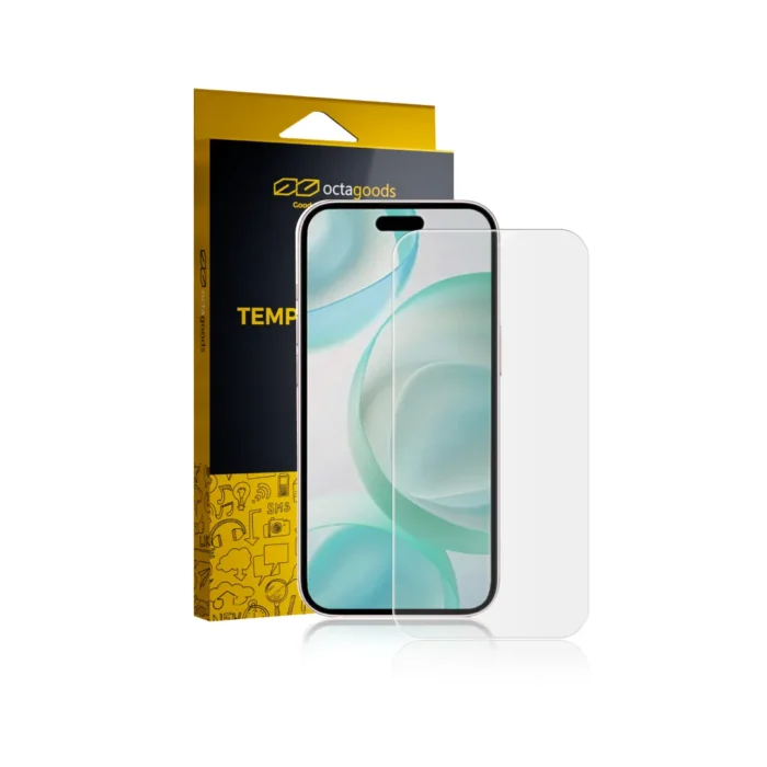 Octagoods iPhone 15 Pro Max Tempered Glass - Clear
