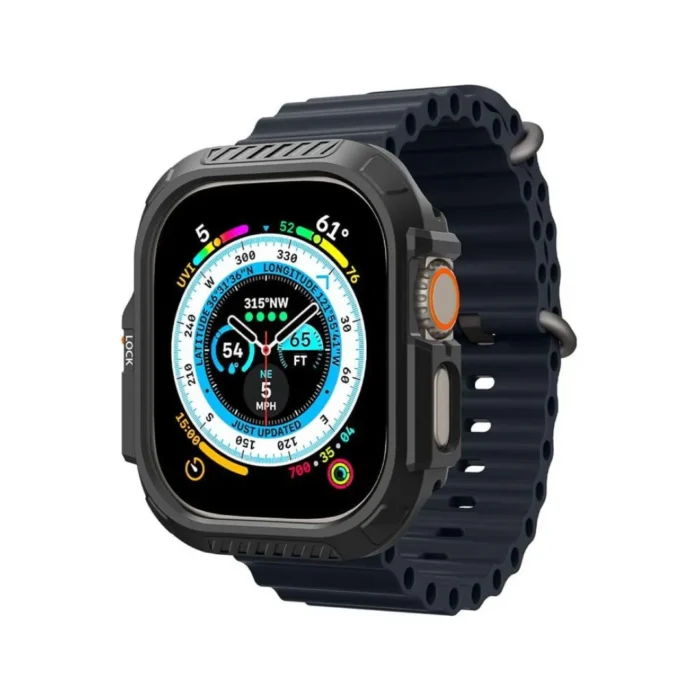 Spigen Apple Watch Ultra 49mm (Series 3 : 2 : 1) Case Lock Fit - Black Spigen Apple Watch Ultra 49mm (Series 3 / 2 / 1) Case Lock Fit - Black