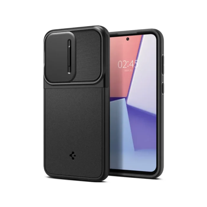 Spigen Galaxy S23 FE Case Camera Cover Optik Armor - Black Spigen Galaxy S23 FE Case Camera Cover Optik Armor - Black