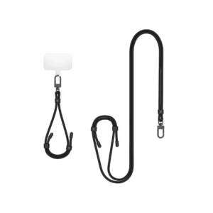 Spigen Strap Cross Body Strap + Wrist Strap + ConTag Universal Full Strap Set - Black