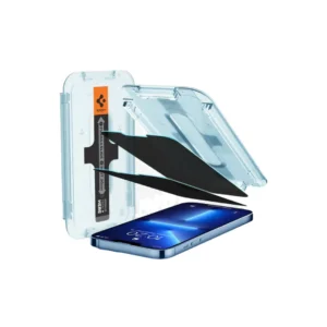 Spigen iPhone 14 Plus / 13 Pro Max Tempered Glass Privacy with Tray 2 Pack GlastR EZ Fit - Privacy