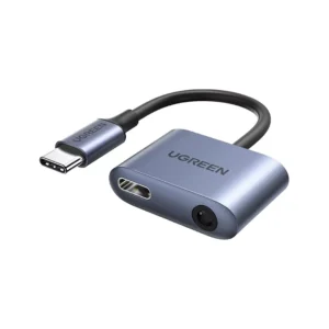 UGREEN Adapter Audio USB C to 1C / Jack 3.5mm - Gray
