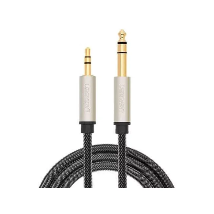 UGREEN Audio Cable Jack 3.5mm Male to Audio Jack 6.35mm Male 1m - Gray