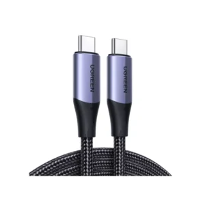 UGREEN Kabel Charger USB C - USB C 100W Braided 1m - Black