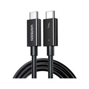UGREEN Kabel Charger USB C - USB C 5A 100W Thunderbolt 4 0.8m - Black