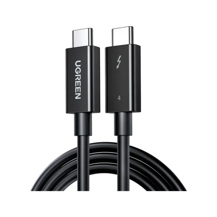 UGREEN Kabel Charger USB C - USB C 5A 100W Thunderbolt 4 0.8m - Black UGREEN Kabel Charger USB C - USB C 5A 100W Thunderbolt 4 0.8m - Black