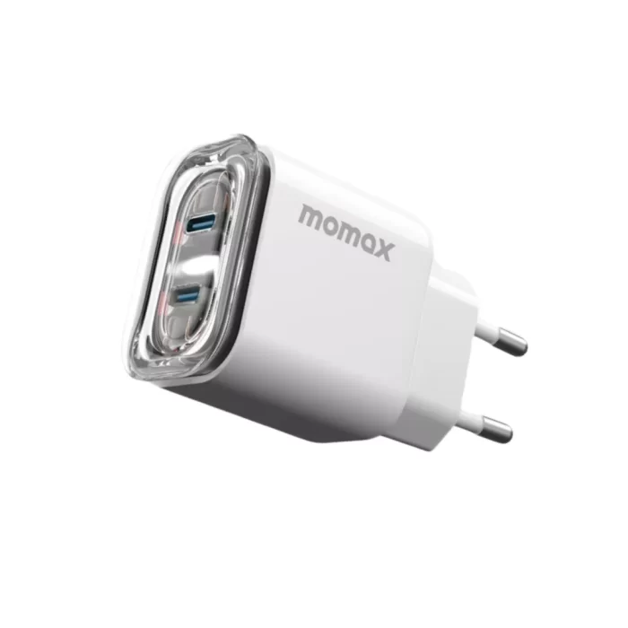 Wall Charger Adaptor USB Type C Momax 35W PD GaN Fast Charging 2 Port