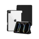 Octagoods iPad Pro 13" (2025 / 2024) Case Pen Slot Hybrid Silicone - Clear