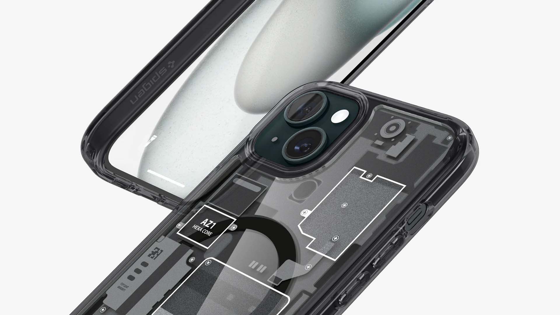 Case iPhone 15 Spigen Ultra Hybrid Zero One Magsafe Case iPhone 15 Spigen Ultra Hybrid Zero One Magsafe