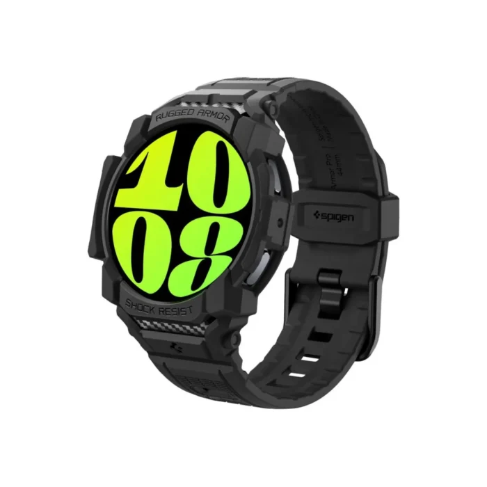Spigen Galaxy Watch 7 (44mm) Case Strap Rugged Armor Pro - Matte Black