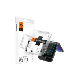 Spigen Galaxy Z Flip 7 FE / 6 Tempered Glass with Tray 2 Pack GlastR EZ Fit - Transparency