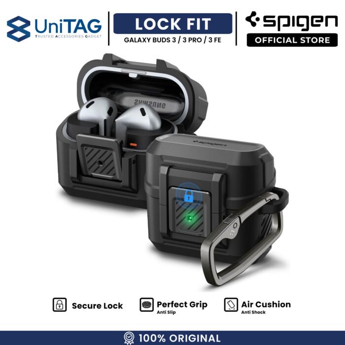 Spigen Matte Black lock fit