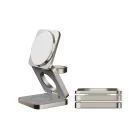 Stand Holder Magsafe Momax Q2.Mag Go 3in1 Magnetic 15W Qi2 Wireless Fast Charging Foldable Portable