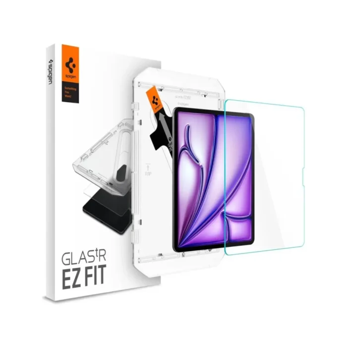 Spigen iPad Air 13" (2025 / 2024) Tempered Glass with Tray 1 Pack Glas.tR EZ Fit - Transparency