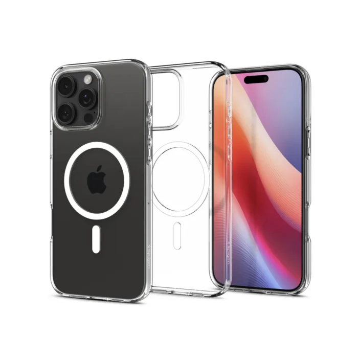 Spigen iPhone 16 Pro Max Case Magsafe Liquid Crystal MagFit - Crystal Clear Spigen iPhone 16 Pro Max Case Magsafe Liquid Crystal MagFit - Crystal Clear