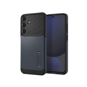 Spigen Galaxy S24 FE Case Stand Slim Armor - Metal Slate