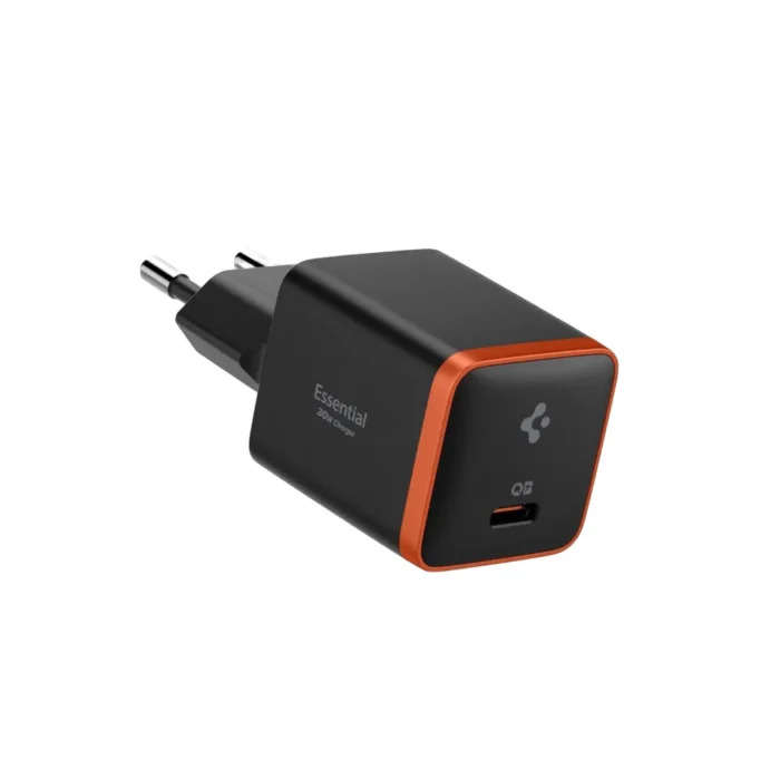 Spigen Wall Charger 30W 1C ArcStation Essential - Black Spigen Wall Charger 30W 1C ArcStation Essential - Black