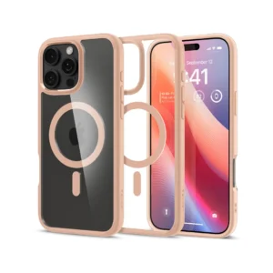 Spigen iPhone 16 Pro Max Case Magsafe Ultra Hybrid MagFit - Rose Titanium