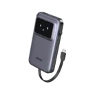 UGREEN Powerbank Built in Kabel Charger USB C 1A 1C 10000mAh 30W Uno - Gray