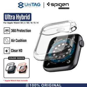 Case Apple Watch SE 2 6/5/4 44/40mm Spigen Ultra Hybrid Clear Casing