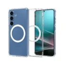 Spigen Galaxy S25 Case Magsafe Crystal Hybrid MagFit - Clear White