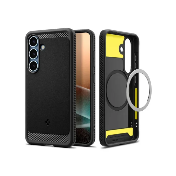 Spigen Galaxy S25 Plus Case Magsafe Rugged Armor MagFit - Matte Black