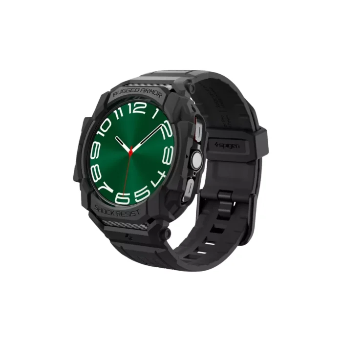 Spigen Galaxy Watch Ultra (47mm) Case Strap Rugged Armor Pro - Matte Black Spigen Galaxy Watch Ultra (47mm) Case Strap Rugged Armor Pro - Matte Black