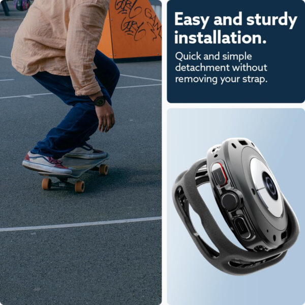 Case Samsung Galaxy Watch Ultra 47mm Caseology by Spigen Vault Matte Smartwatch Anti Shock Casing - Gambar 4