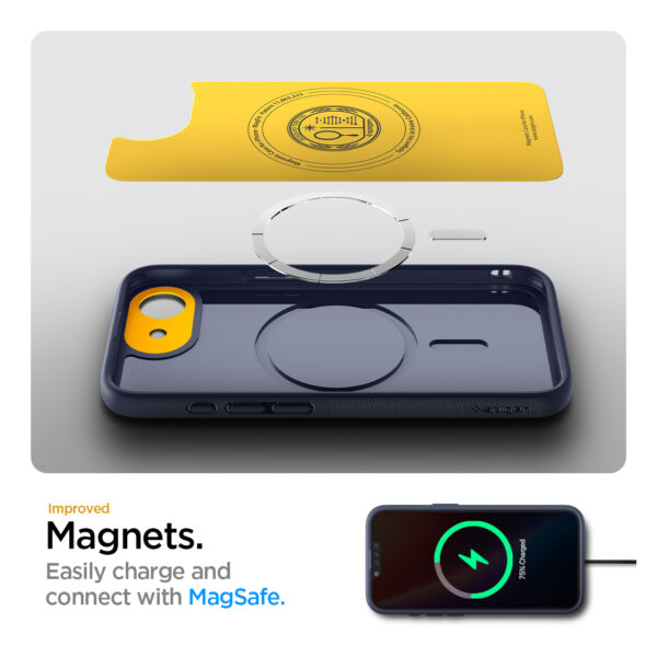Case iPhone 16e 2025 Pro Max Plus Spigen Nano Pop MagSafe Softcase Matte Anti Shock Crack Casing - Gambar 3
