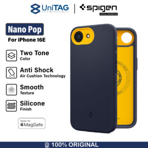 Case iPhone 16e 2025 Pro Max Plus Spigen Nano Pop MagSafe Softcase Matte Anti Shock Crack Casing