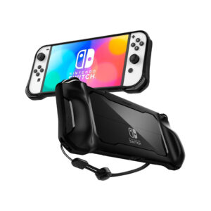 Spigen Nintendo Switch OLED Case Rugged Armor - Matte Black