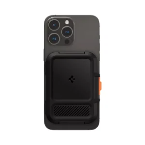 Spigen iPhone Lock Fit Wallet with Magsafe - Black