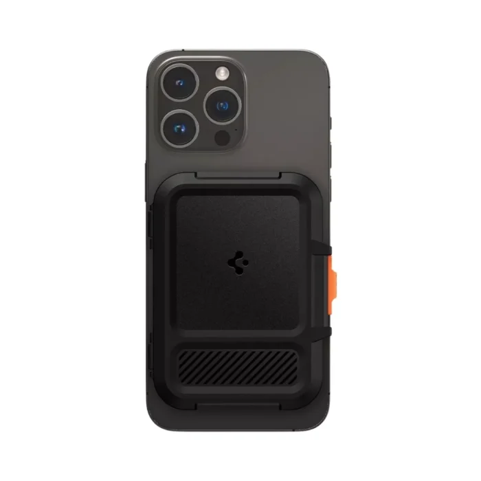 Spigen iPhone Lock Fit Wallet with Magsafe - Black