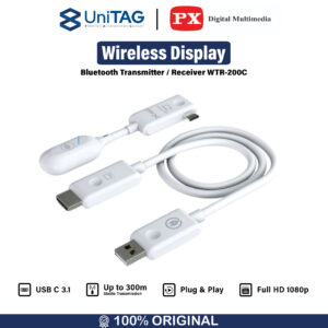 PX Wireless Display Receiver Transmitter Type C to HDMI WTR-200C
