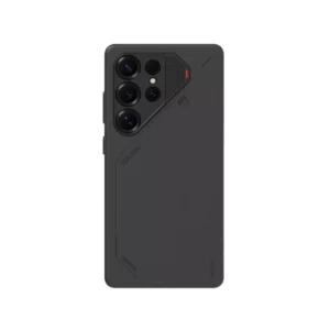 Aulumu Galaxy S25 Ultra Case Vegan Leather - Black