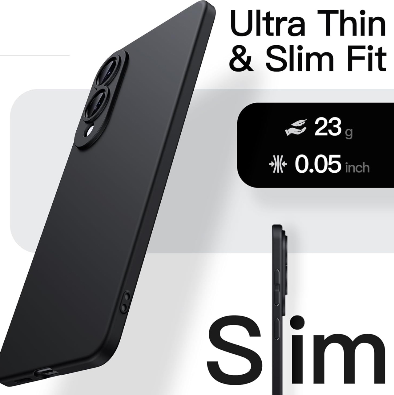 Case Samsung S25 Edge Octagoods Super Slim Hardcase Camera Cover Anti Scratch Matte Clear Casing - Gambar 3