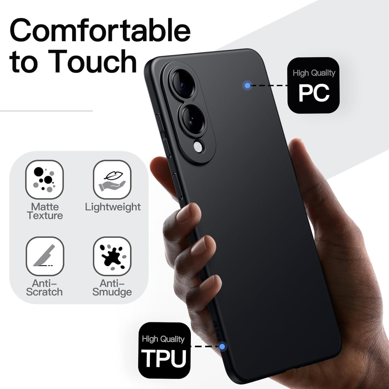 Case Samsung S25 Edge Octagoods Super Slim Hardcase Camera Cover Anti Scratch Matte Clear Casing - Gambar 5