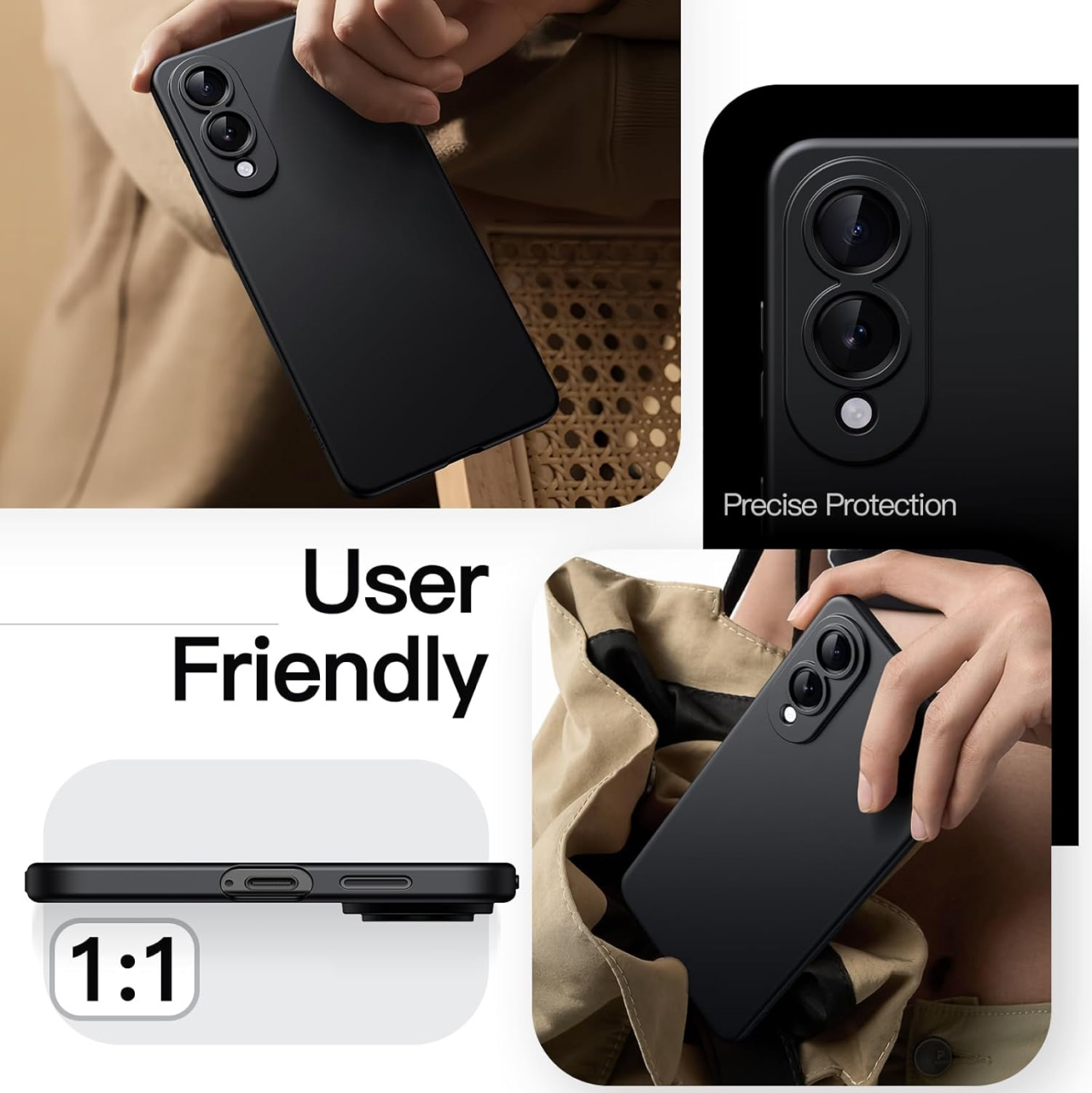 Case Samsung S25 Edge Octagoods Super Slim Hardcase Camera Cover Anti Scratch Matte Clear Casing - Gambar 7