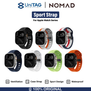 Strap for Apple Watch Ultra 2 9/8/7/6/5/4 49/46/45/44/42/41/40mm Nomad Sport Rubber Soft Waterproof Band