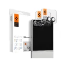 Spigen Galaxy Z Flip 7 Camera Lens Protector Camera Ring with Tray 2 Pack Glas.tR EZ Fit Optik Pro HD - Black