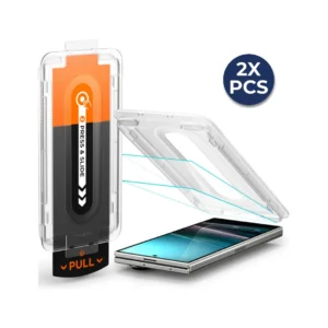 Spigen Galaxy Z Fold 7 Tempered Glass with Tray 2 Pack Glas.tR EZ Fit Pro HD - Transparency