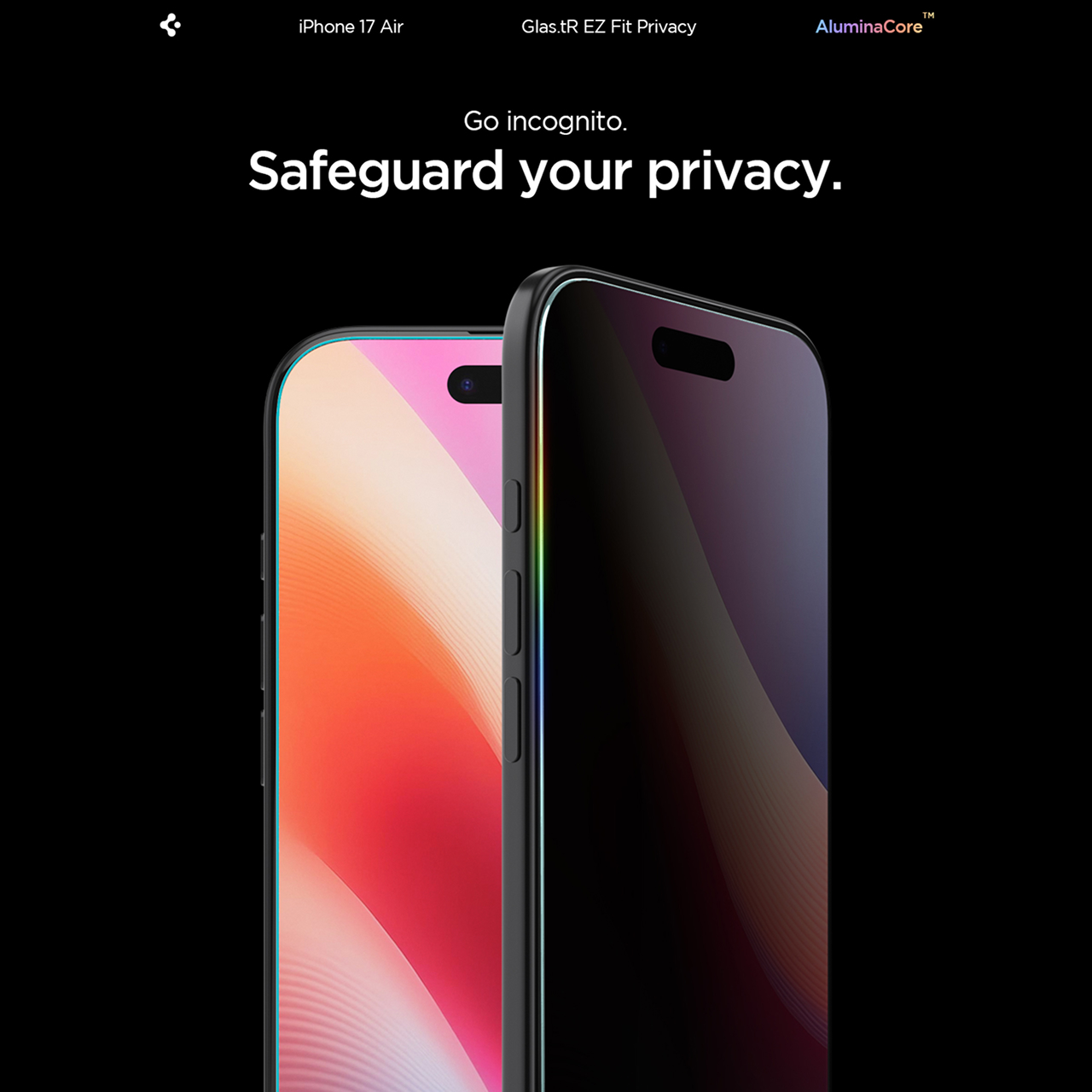 Tempered Glass for iPhone 17 Air Pro Max Spigen GlastR EZ Fit Pro HD with Tray Clear Privacy - Gambar 9