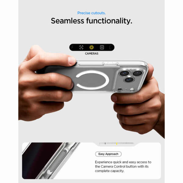 Case for iPhone 17 Series Air Pro Max Spigen Ultra Hybrid MagFit Magsafe Clear Matte Slim Anti Crack Shock Casing - Gambar 5