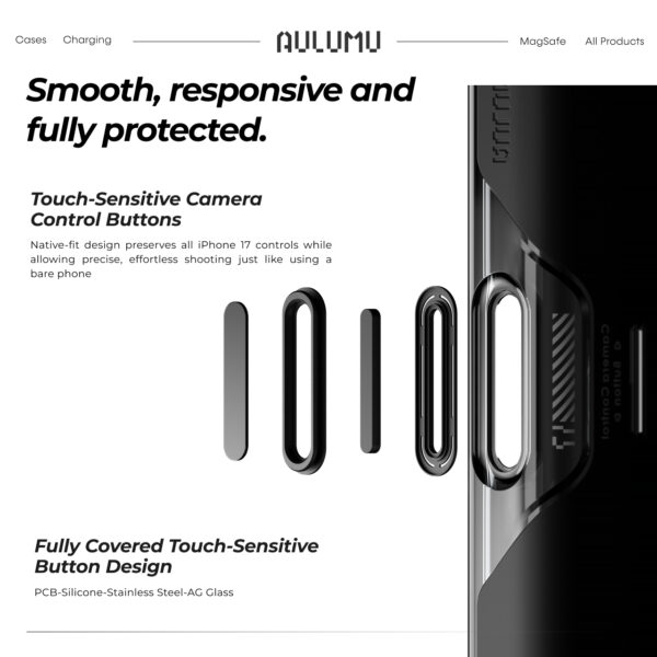 Case for iPhone 17 Pro Max Aulumu MagSafe ShockProf slim Casing - Gambar 6