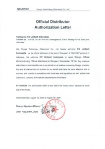 SHARGE AUTHORIZATION LETTER 2025 - 2026